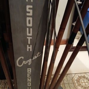 South Bend Croquet Set with Wooden Mallets